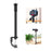 PULUZ PU3063B C-Clamp with Adjustable Center Column Extension Rod, Rod Length 33-60cm - 1