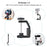 PULUZ PU3063B C-Clamp with Adjustable Center Column Extension Rod, Rod Length 33-60cm - 2