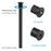 PULUZ PU3063B C-Clamp with Adjustable Center Column Extension Rod, Rod Length 33-60cm - 3