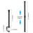 PULUZ PU3063B C-Clamp with Adjustable Center Column Extension Rod, Rod Length 33-60cm - 5