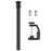 PULUZ PU3063B C-Clamp with Adjustable Center Column Extension Rod, Rod Length 33-60cm - 6