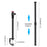 PULUZ PU3064B C-Clamp with Ball Head Gimbal Adjustable Center Column Extension Rod, Rod Length 33-60cm - 6
