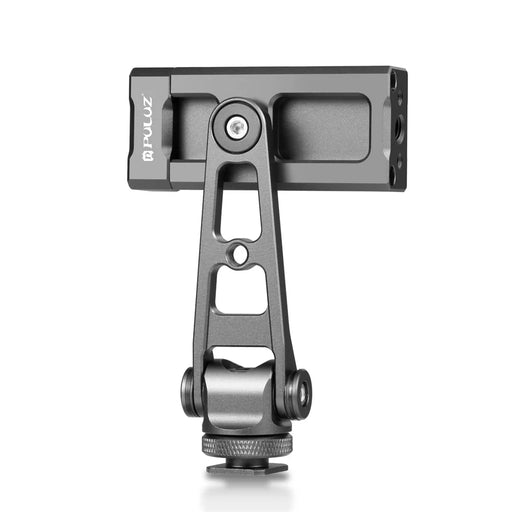 PULUZ PU3207B Cold Shoe Phone Clamp 360-Degree Rotation Aluminum Alloy Phone Clip Bracket - 2