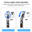 PULUZ PU3207B Cold Shoe Phone Clamp 360-Degree Rotation Aluminum Alloy Phone Clip Bracket - 5