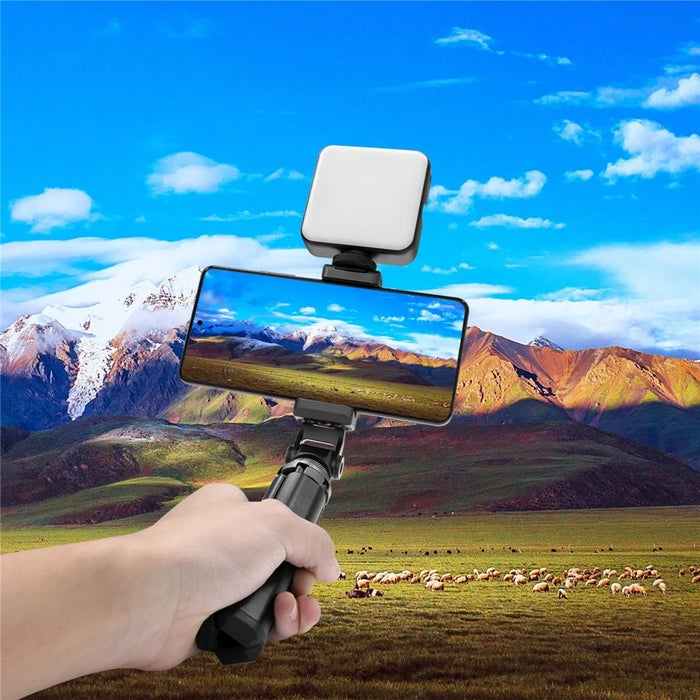 PULUZ PU3207B Cold Shoe Phone Clamp 360-Degree Rotation Aluminum Alloy Phone Clip Bracket - 7