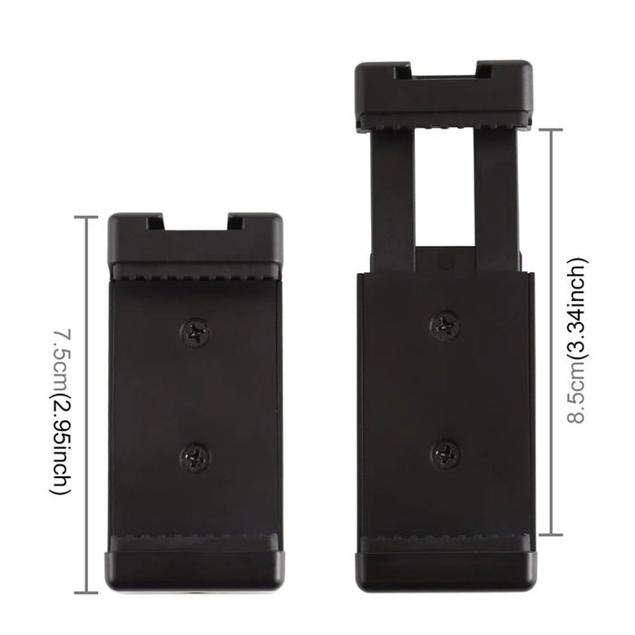 PULUZ PU448 1 / 4 Screw Hole Phone Clamp Tripod Connector Retractable Plastic Phone Clip - 5