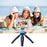 PULUZ PU370 Cold Shoe Adapter Phone Clamp Aluminum Alloy Retractable Phone Clip - 2