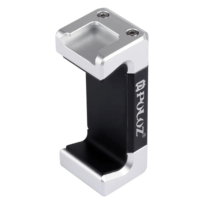 PULUZ PU370 Cold Shoe Adapter Phone Clamp Aluminum Alloy Retractable Phone Clip - 4