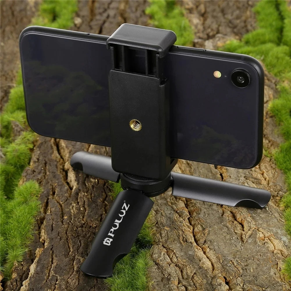 PULUZ PU373 For DJI Osmo Action Series / Smartphone Folding Mini Tripod with Universal Phone Clamp - 7