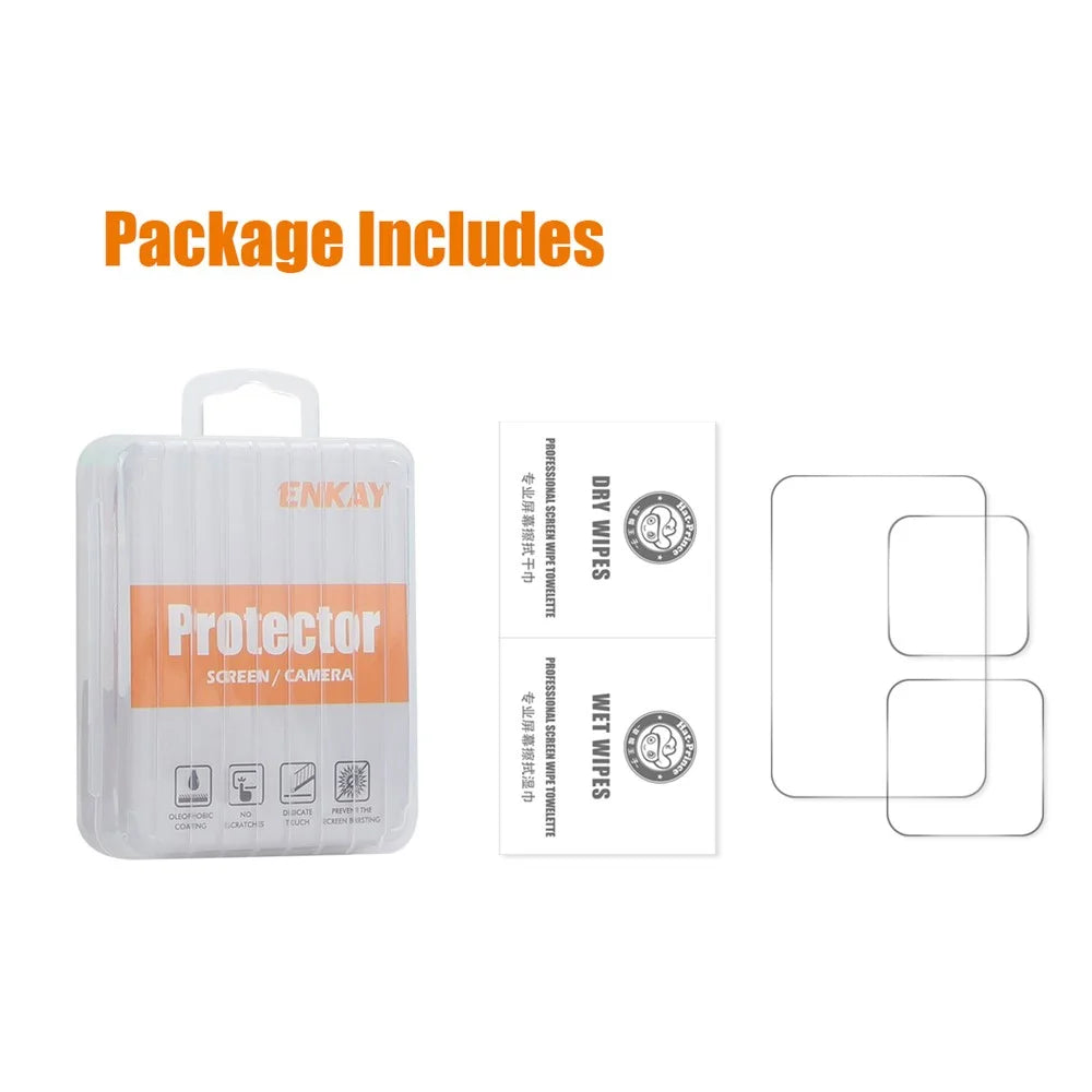 ENKAY HAT PRINCE For GoPro Hero 13   High Aluminium-silicon Glass Film 0.2mm 9H Camera Lens + Screen Protector Set - Transparent - 7