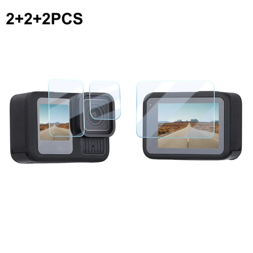 SUNNYLIFE GO-BHM882 2 Sets For GoPro Hero 13 Tempered Glass Lens Film + Front and Back Screen Film - 1