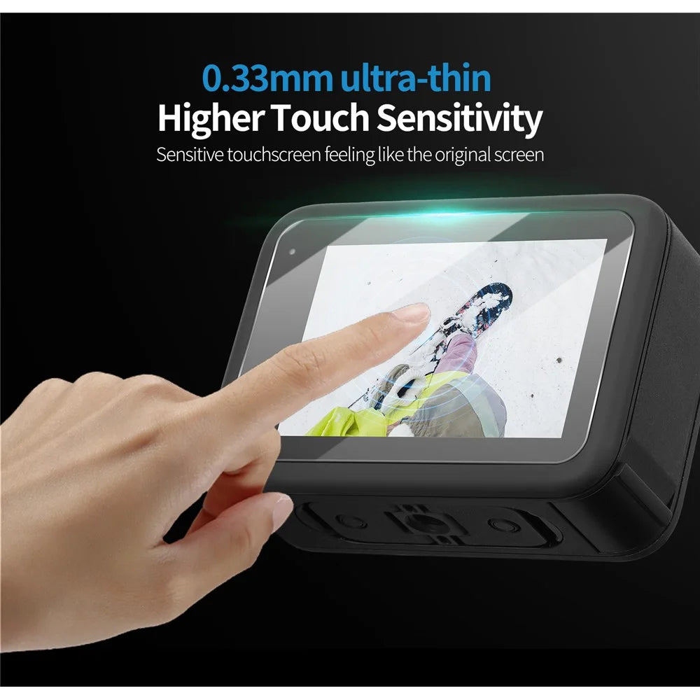 SUNNYLIFE GO-BHM882 2 Sets For GoPro Hero 13 Tempered Glass Lens Film + Front and Back Screen Film - 4