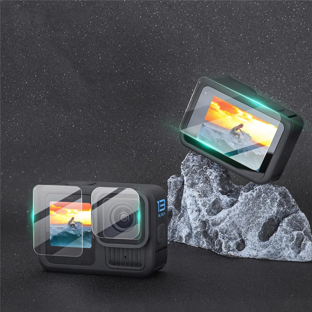 SUNNYLIFE GO-BHM882 2 Sets For GoPro Hero 13 Tempered Glass Lens Film + Front and Back Screen Film - 5