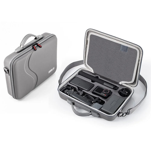 STARTRC 1151756 For DJI Osmo Action 5 Pro Action Camera S-Shaped Texture PU Leather Portable Storage Bag - 1