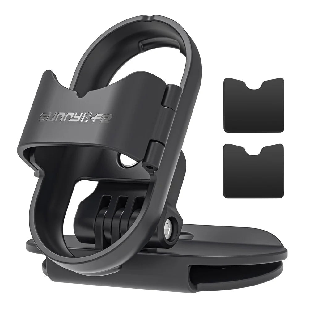 SUNNYLIFE G3S-J867 For Insta360 GO 3S / GO 3 Action Camera Hat Brim Clip 360 Degrees Rotation Head Cap Mount Clip - 1