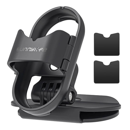 SUNNYLIFE G3S-J867 For Insta360 GO 3S / GO 3 Action Camera Hat Brim Clip 360 Degrees Rotation Head Cap Mount Clip - 1