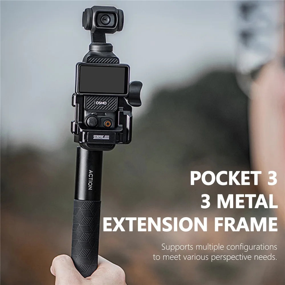STARTRC 1146318 For DJI Osmo Pocket 3 Action Camera Cage Metal Expansion Frame - 5