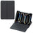 YL13-A For iPad Pro 11 (2024) PU+Acrylic Rotary Stand Tablet Cover with Round Key Touchpad Keyboard - Black - 1