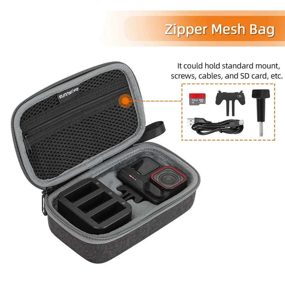 SUNNYLIFE For Insta360 Ace Pro 2 / Ace Pro / Ace Action Camera Storage Bag Anti-Scratch Protective Box - 5