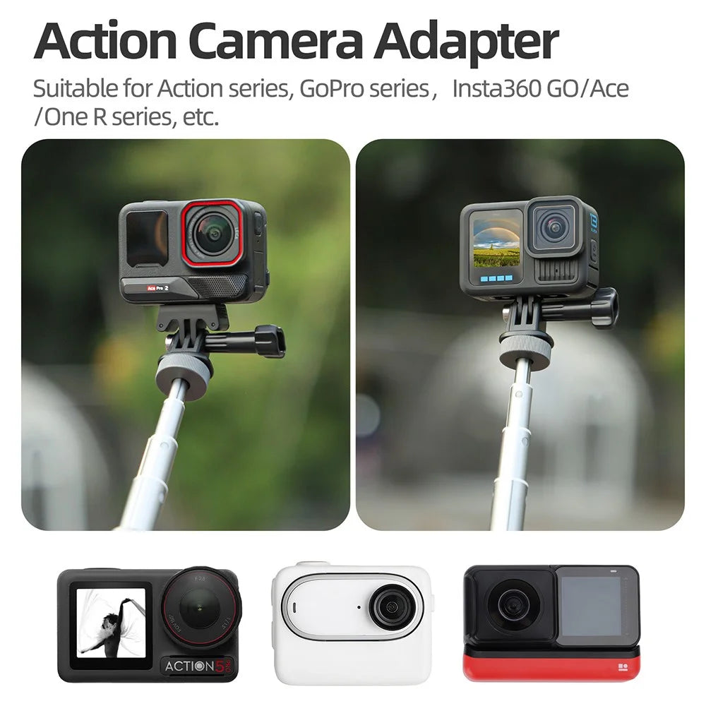 SUNNYLIFE AD920 Plastic Adjustable Base Sports Camera 1 / 4 Adapter Tripod Connector - 5