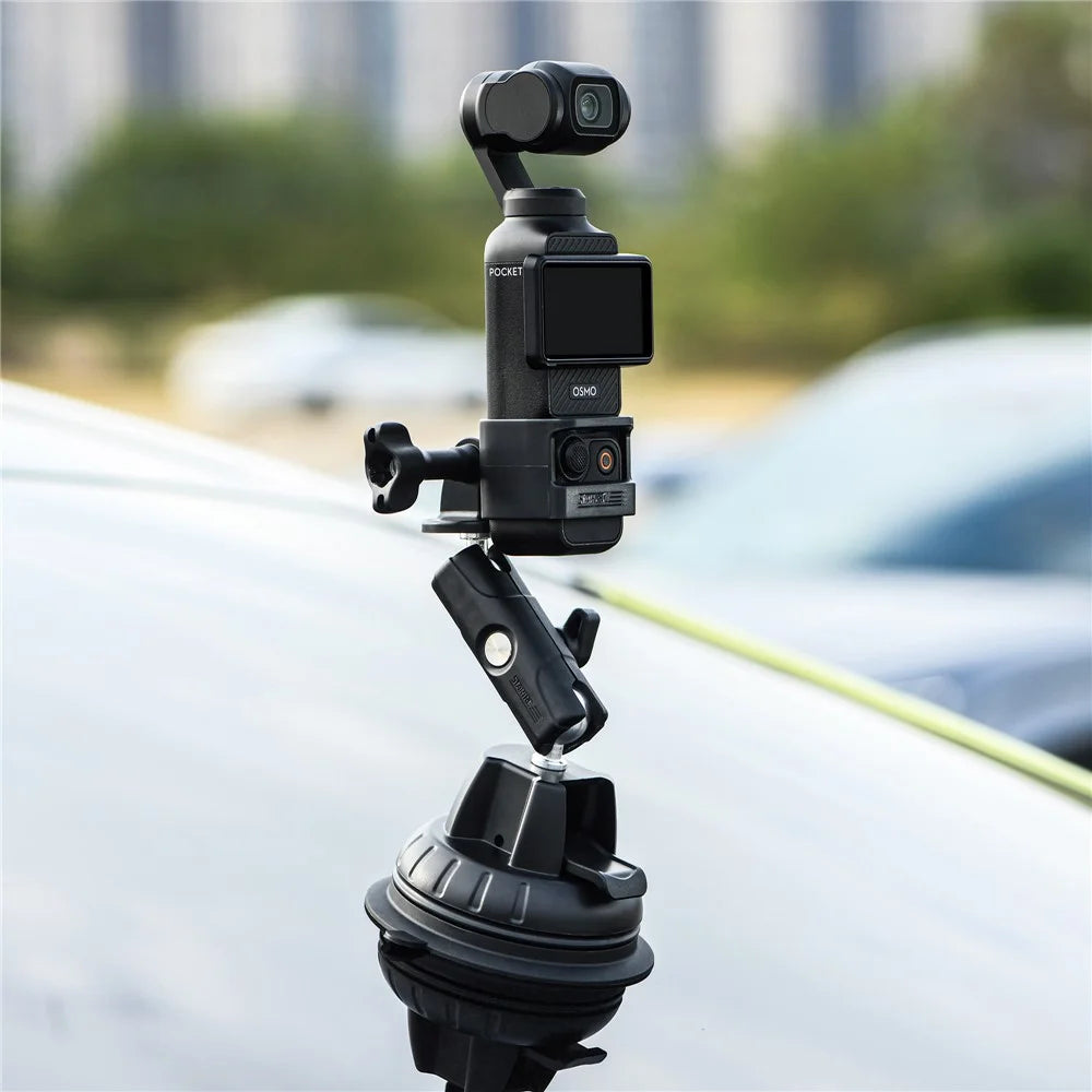 STARTRC For DJI Osmo Pocket 3 Action Camera Extension Car Suction Cup Mount Bracket, 1145182 - 5
