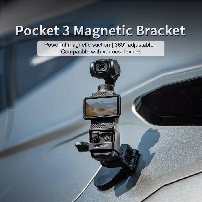 STARTRC 1146332 For DJI Osmo Pocket 3 Magnetic Expansion Bracket Sports Camera Fixing Base Accessory - 4