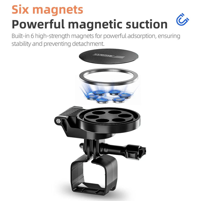 STARTRC 1146332 For DJI Osmo Pocket 3 Magnetic Expansion Bracket Sports Camera Fixing Base Accessory - 5
