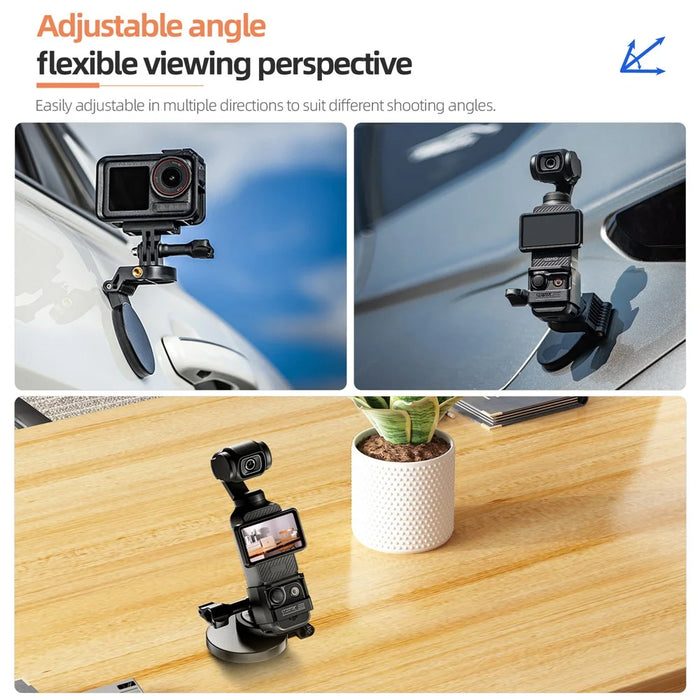 STARTRC 1146332 For DJI Osmo Pocket 3 Magnetic Expansion Bracket Sports Camera Fixing Base Accessory - 7