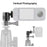 AL36 For GoPro Hero 13 / Hero 12 / Insta360 X4 360 Degree Rotating Aluminum Alloy Camera Mount Adapter - 4