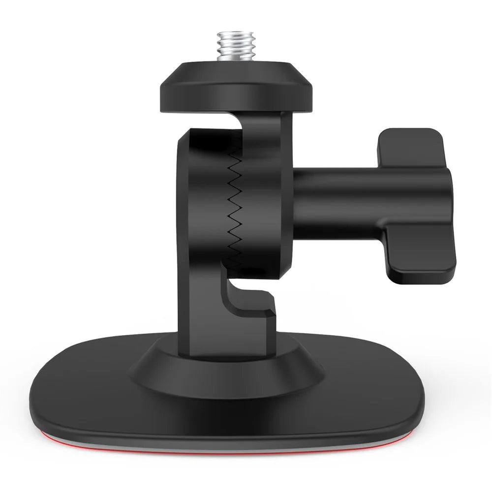 GP383A Gear Design Flexible TPU Motorcycle Helmet Mount Action Camera Holder Adhesive Base - 1