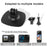 GP383 TPU + Composite Nylon Motorcycle Helmet Camera Mount Adhesive Adapter for GoPro Insta360 - Style 2 - 5