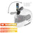 GP383 TPU + Composite Nylon Motorcycle Helmet Camera Mount Adhesive Adapter for GoPro Insta360 - Style 2 - 6