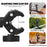 GP384 Motorcycle Handlebar Mount Action Camera Clamp Adapter Crab Plier Clip - 2