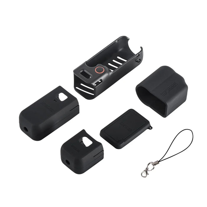 STARTRC 1157055 For DJI Osmo Pocket 3 5Pcs Silicone Protection Kit Body Cover Lens Screen Threaded Handle Protector - 4