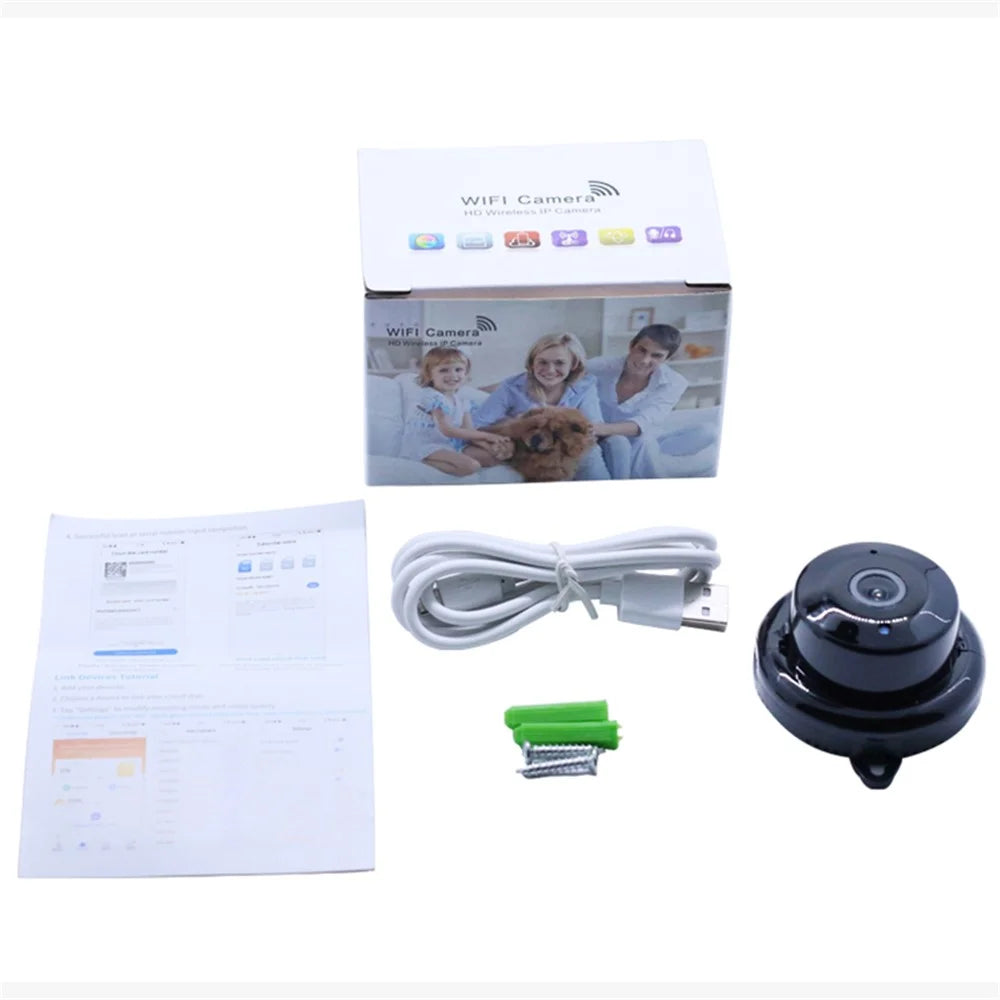 V380 Mini Camcorder WiFi HD DV Camera Outdoor Sports Camera Lens 1080P - 4