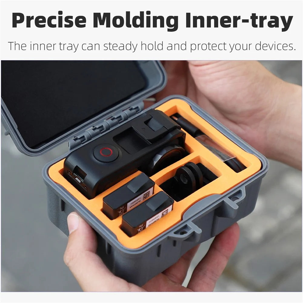 SUNNYLIFE AQX-18 Shockproof Box for DJI Osmo Action 5 Pro / 4 / 3 Hard Shell Waterproof Storage Case - 7