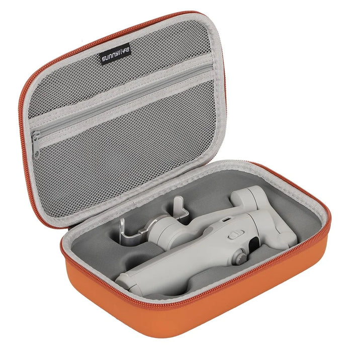 SUNNYLIFE OM7-B983 For DJI Osmo Mobile 7 Carrying Case Leather + EVA Portable Storage Bag - Orange - 2