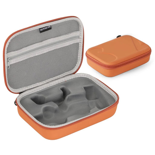 SUNNYLIFE O7P-B984 For DJI Osmo Mobile 7 Pro Storage Case Leather EVA Carrying Bag - Orange - 1