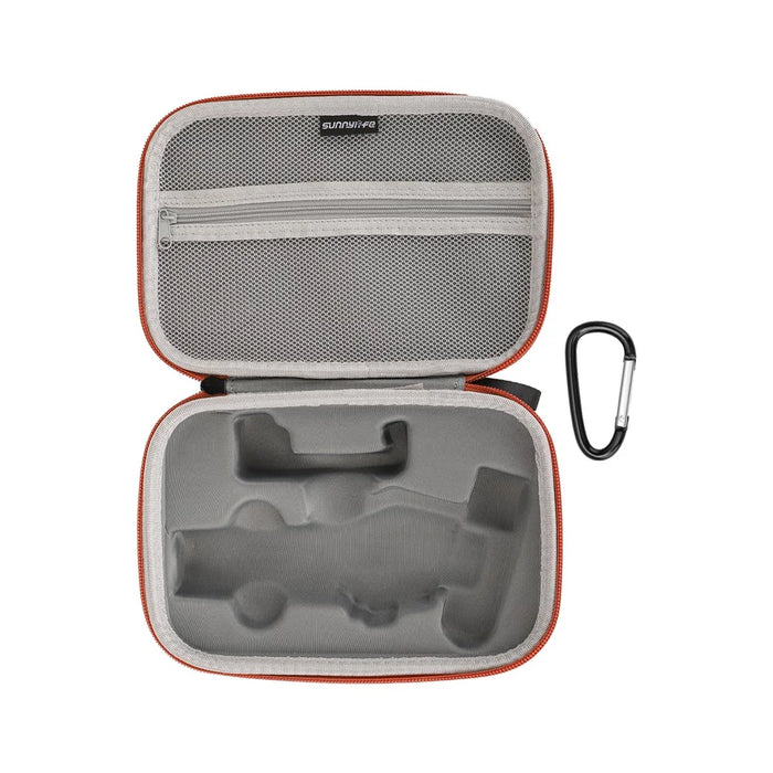 SUNNYLIFE O7P-B984 For DJI Osmo Mobile 7 Pro Storage Case Leather EVA Carrying Bag - Orange - 2