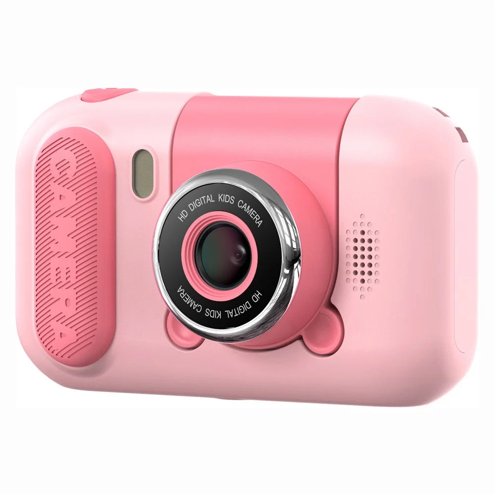F79 2.4 Inch HD Kids Camera Flip Lens Smart Focus Digital Camera Camcorder (Without Tripod) - Pink - 2