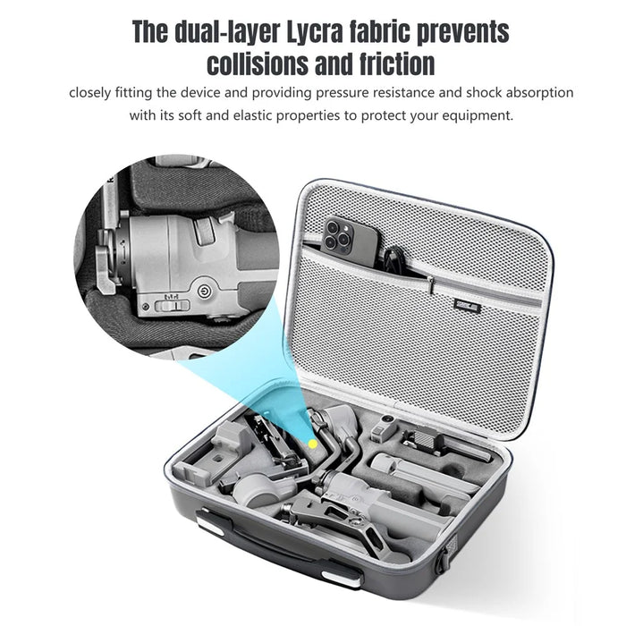 STARTRC 12160021 For DJI RS 4 Mini Stabilizer Handheld Storage Bag Carrying Case with Shoulder - 4