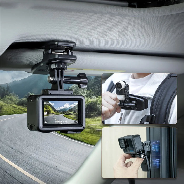 SUNNYLIFE MJ949 360° Magnetic Sun Visor Clip Multi-Purpose Strong Clamp Adjustable Angle - 3