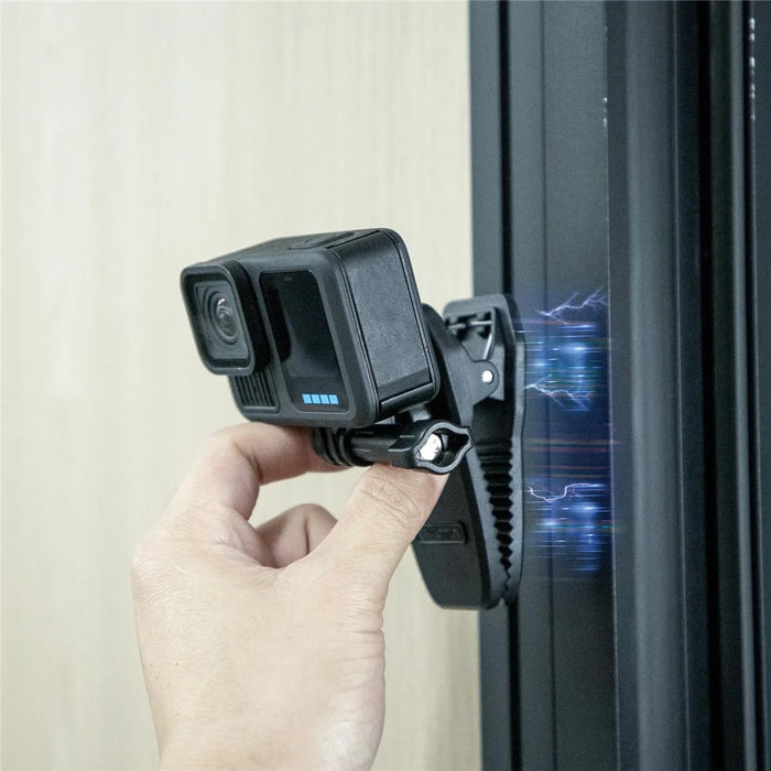 SUNNYLIFE MJ949 360° Magnetic Sun Visor Clip Multi-Purpose Strong Clamp Adjustable Angle - 7