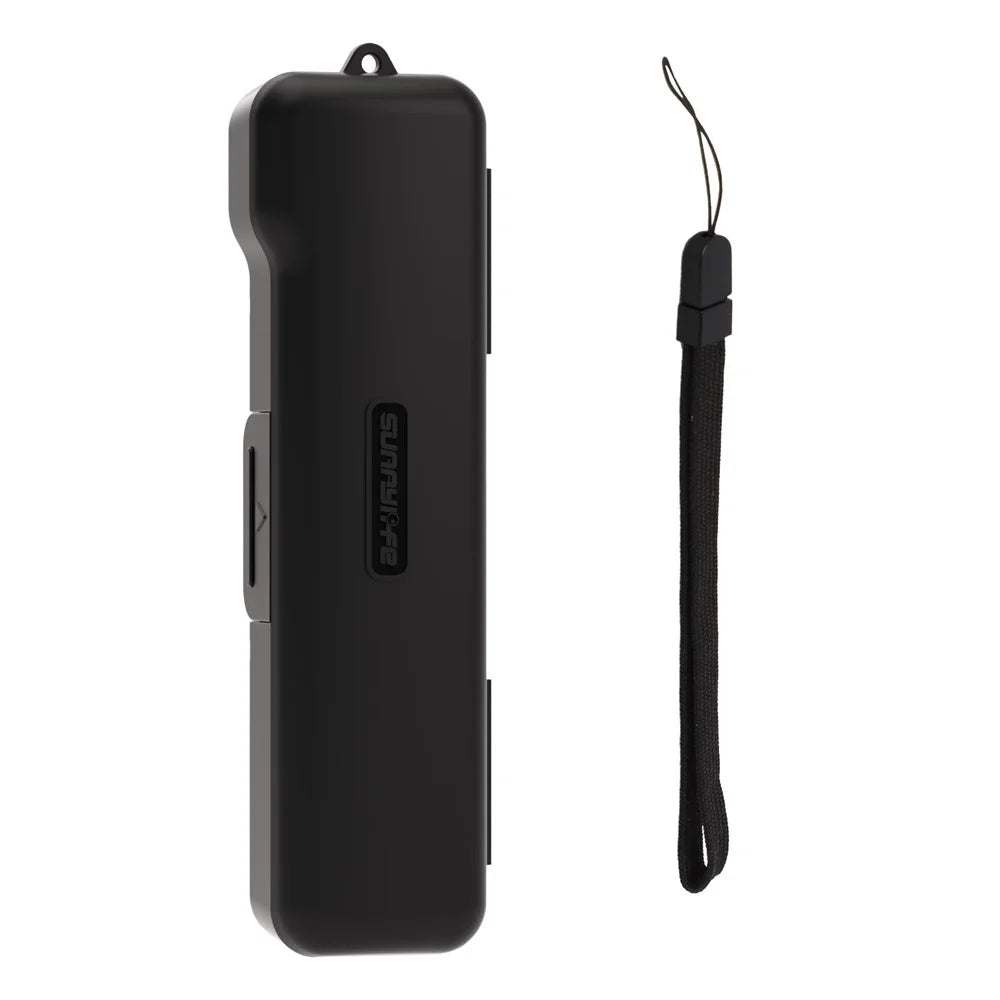 SUNNYLIFE OP3-K981 For DJI Osmo Pocket 3 Protective Case Filters Storage Box with Hand Strap - Black - 1