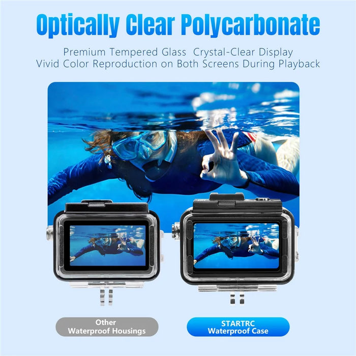 STARTRC For DJI Osmo Action 5 Pro / 4 / 3 Waterproof Case Underwater Housing Diving Protective Shell - 7