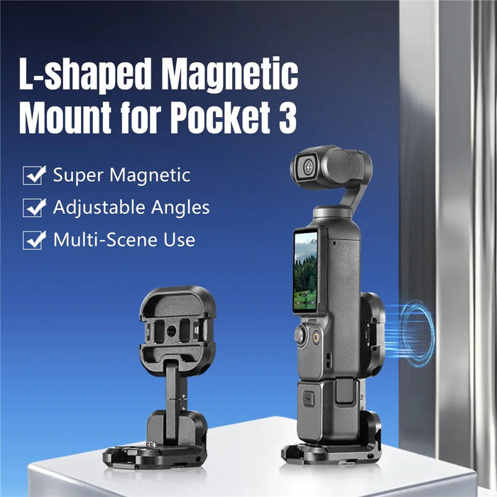 STARTRC 1157475 For DJI Osmo Pocket 3 Magnetic Expansion L Shape Adapter Multifunctional Camera Accessory - 3
