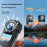 For Insta360 X5 Lens Protector Action Camera Snap-On Glass Cover 9H Hardness Anti Fog / Waterproof / Scratch Resistant - 5