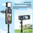For Insta360 X5 Panoramic Action Camera Cage Quick Release Metal Protective Frame with Magnetic Base - 5