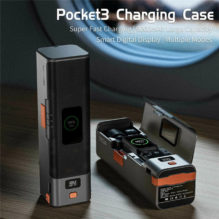 STARTRC 1144932 For DJI Osmo Pocket 3 Pocket Camera Charging Case 9000mAh Battery Pack - 3