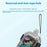 For Insta360 X5 Action Camera Invisible Diving Case 60M Underwater Hard PC Waterproof Housing - 4